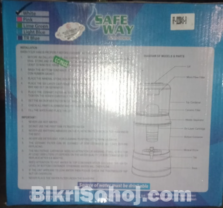 Safe Way Water Filter (8 Step, 28L) – Brand New
